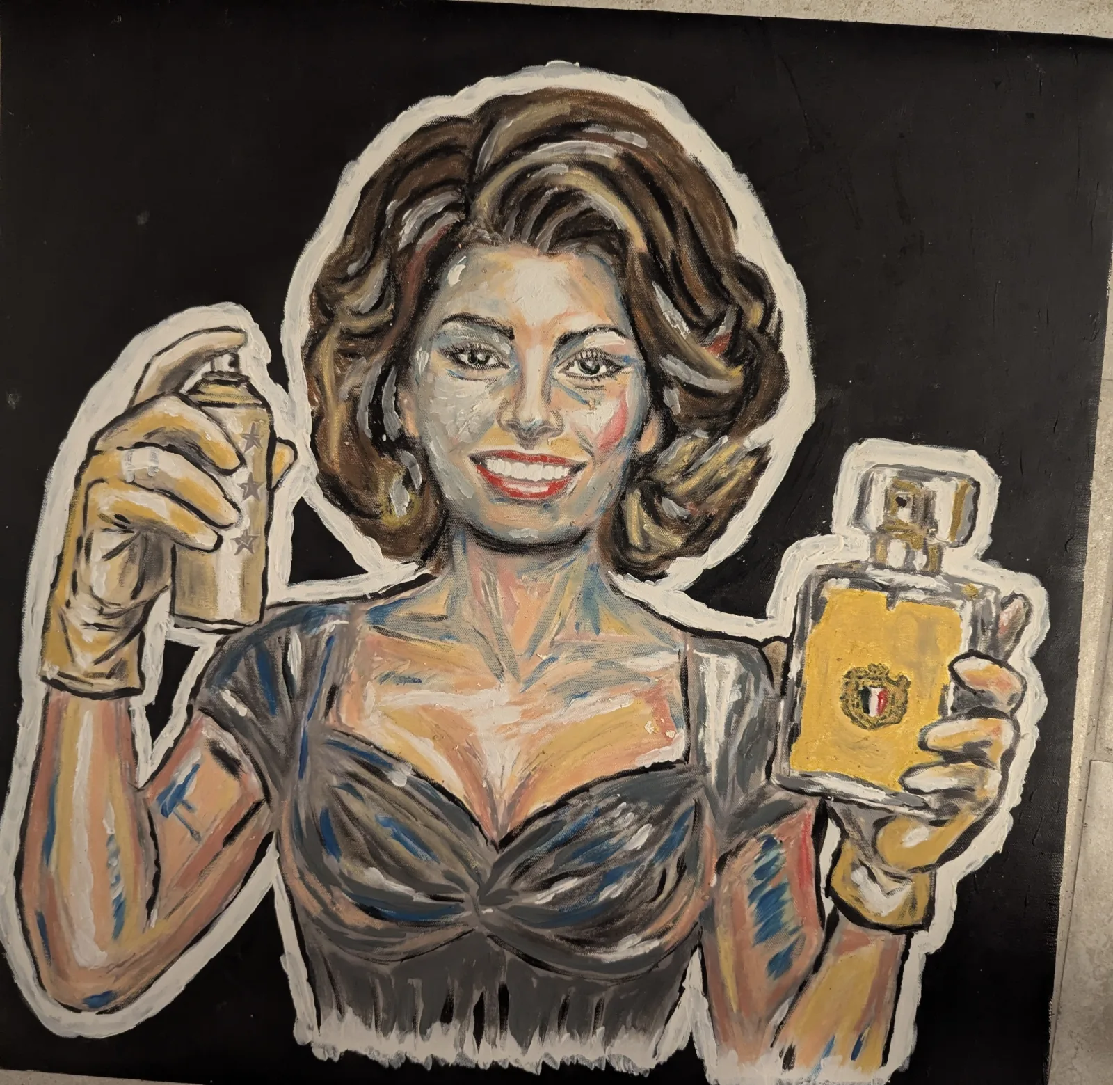 Sophia Loren: Starry Mist by Under The Arch Gallery Sorrento
